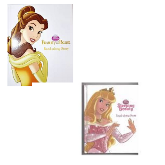 Disney Princess Read Along Story- Combo of 2 books