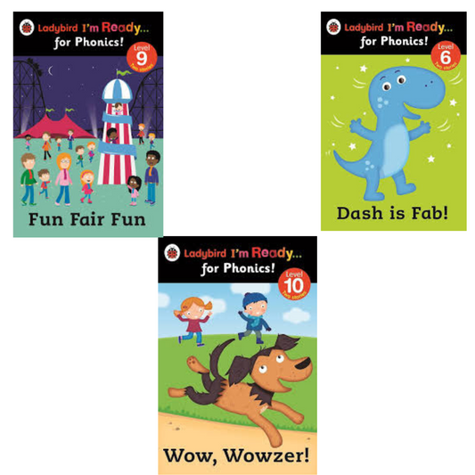 Ladybird I'm ready for phonics- Combo of 3 books