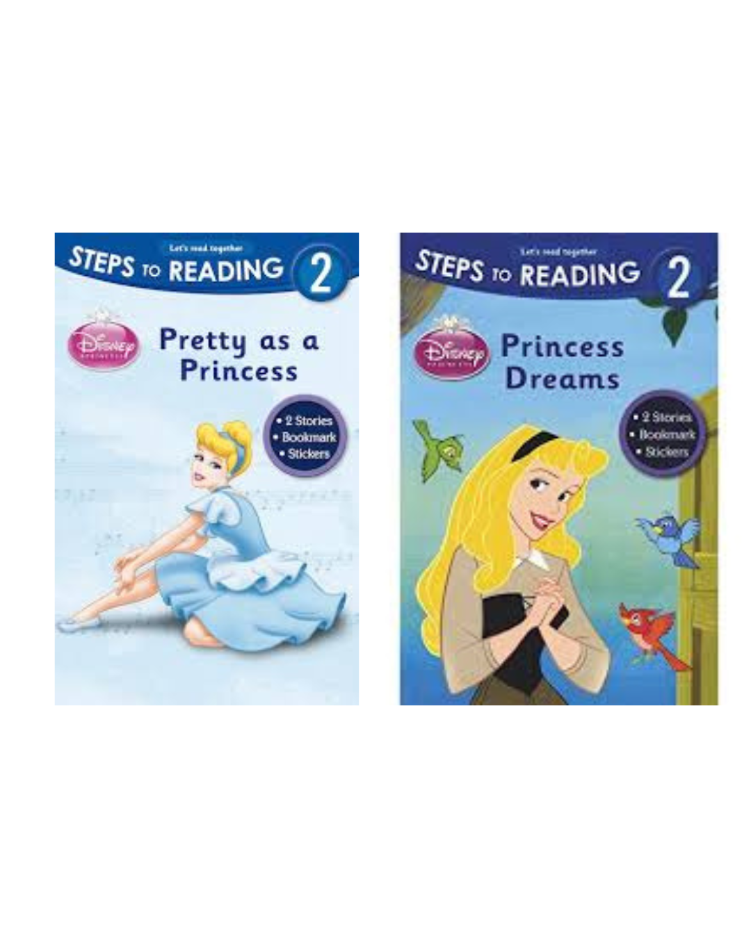 Disney Princess- Steps to Reading- Combo of 2 books
