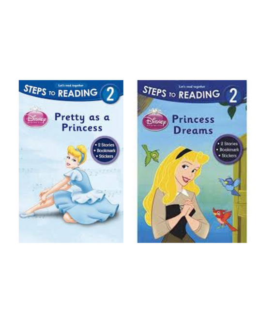Disney Princess- Steps to Reading- Combo of 2 books