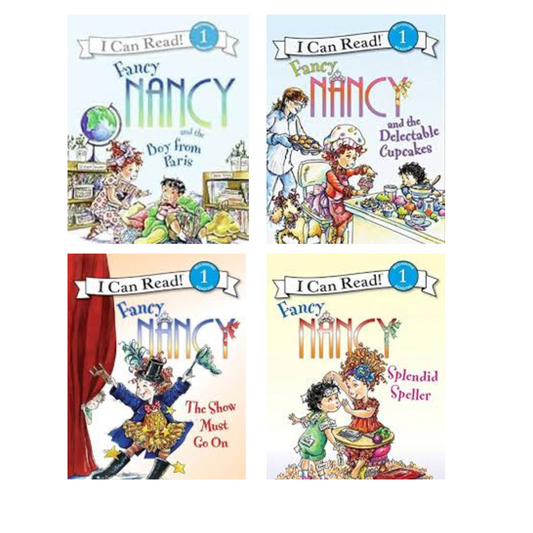 I can read! Level 1 Reading- Fancy Nancy- Combo of 4 books
