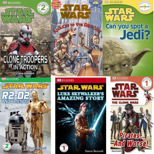 DK Readers- Star Wars- combo of 6 books
