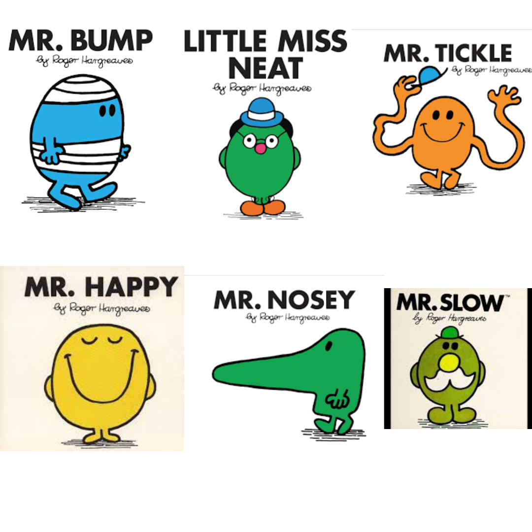 Mr. Men Books- Set of 6 books
