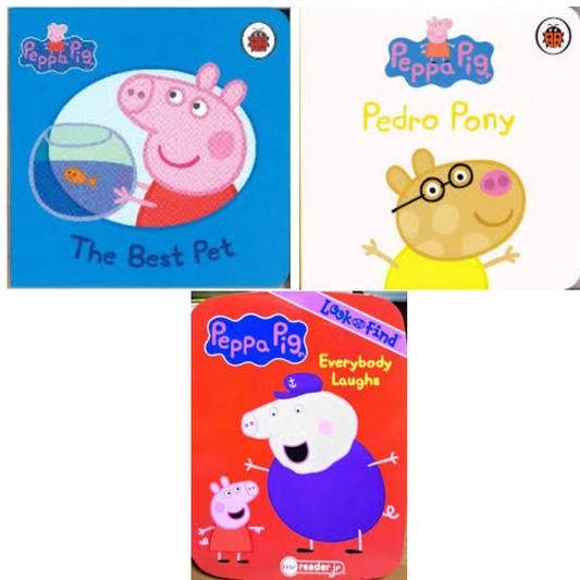 Peppa Pig- Combo of 3 books