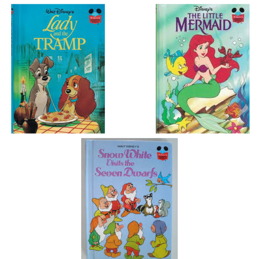 Walt Disney- Set of 3 books
