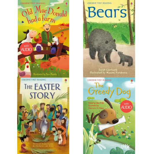 Usborne First Reading- Set of 4 books