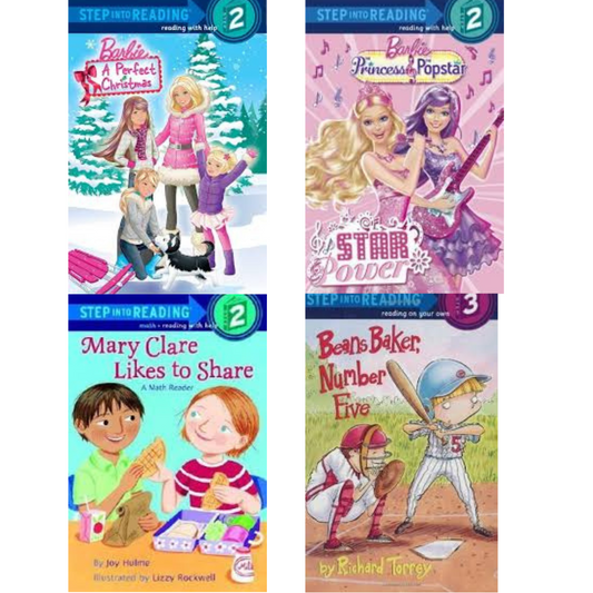 Step into Reading- Combo of 4 books