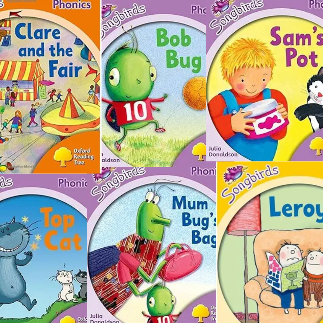 Songbirds- Phonics- Julia Donaldson- Set of 6 books