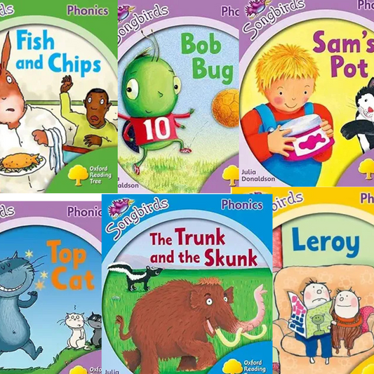 Songbirds- Phonics- Julia Donaldson- Set of 6 books
