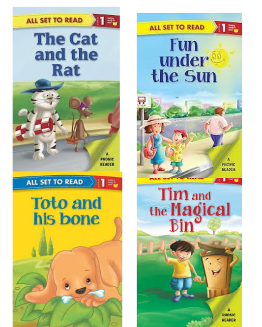 All set to read- Level 1- Combo of 4 books