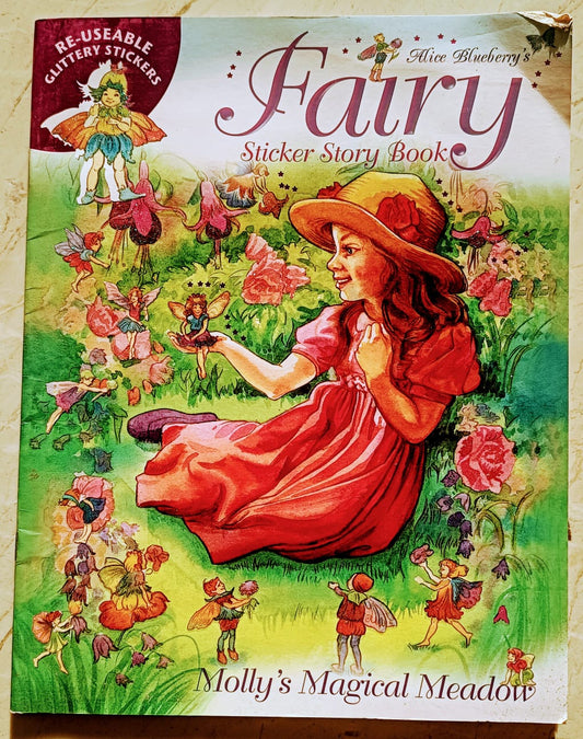 Molly's magical meadow- Fairy sticker book- re-useable glittery stickers