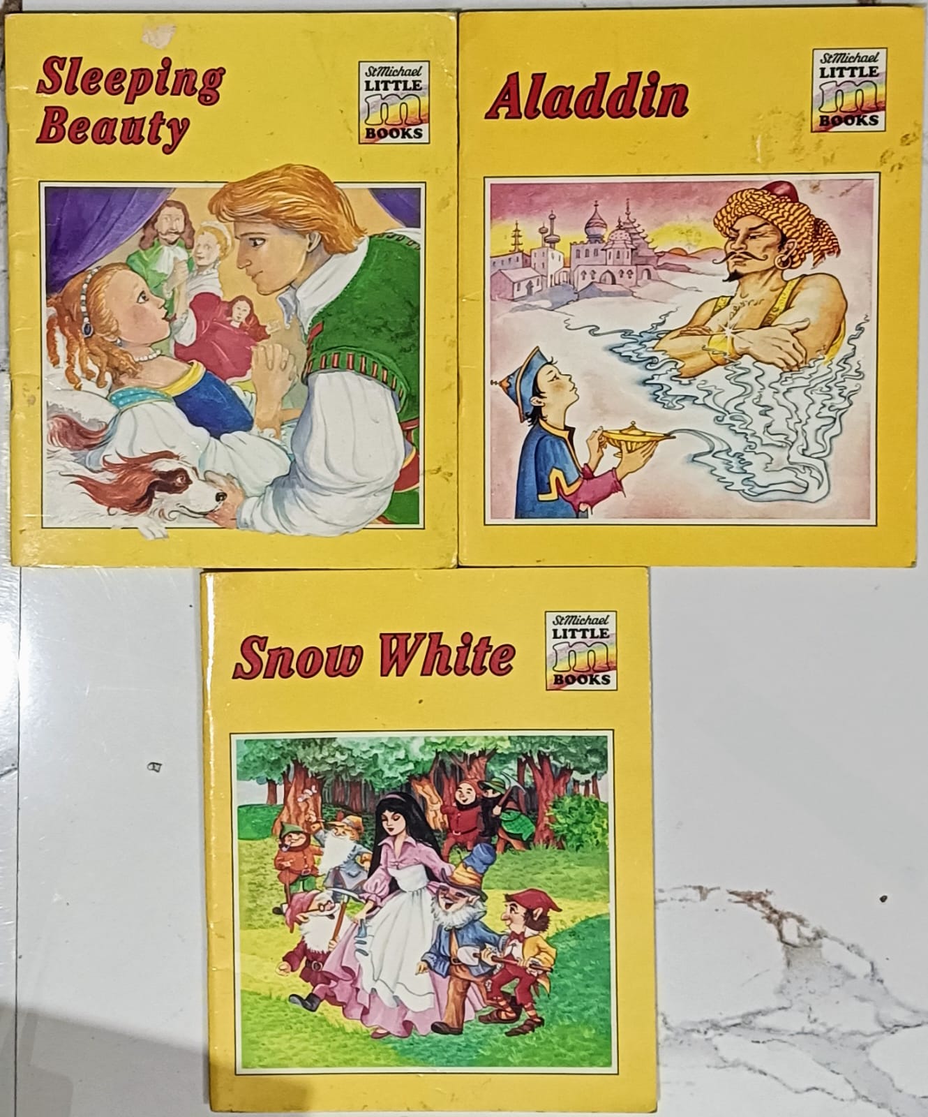 Little M Books- Aladdin, Snow white, Sleeping beauty