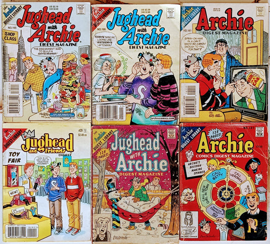 Archies Comics- Set of 6 books