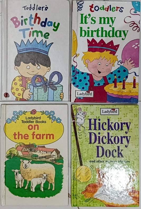 Ladybird Toddler Books- Combo of 4 books