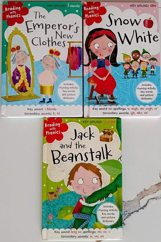Reading with phonics- Combo of 3 books