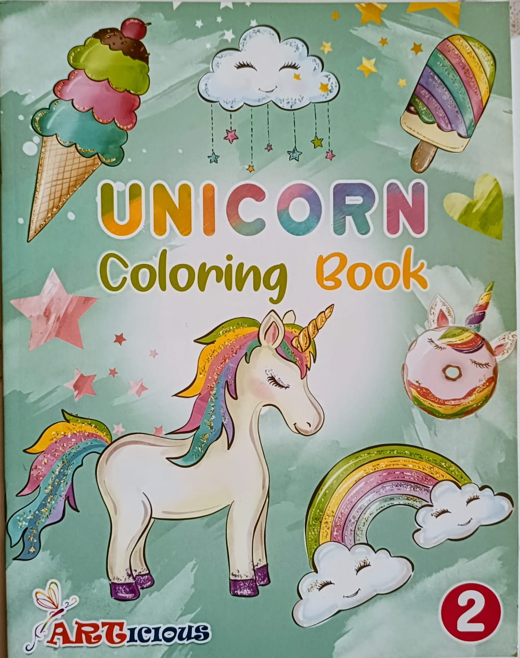 Unicorn coloring book