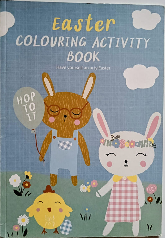 Easter colouring activity book