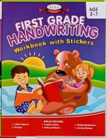 First grade Handwriting workbook with stickers