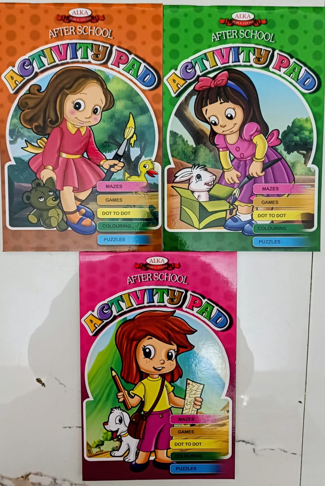 After school activity pad- Combo of 3 books