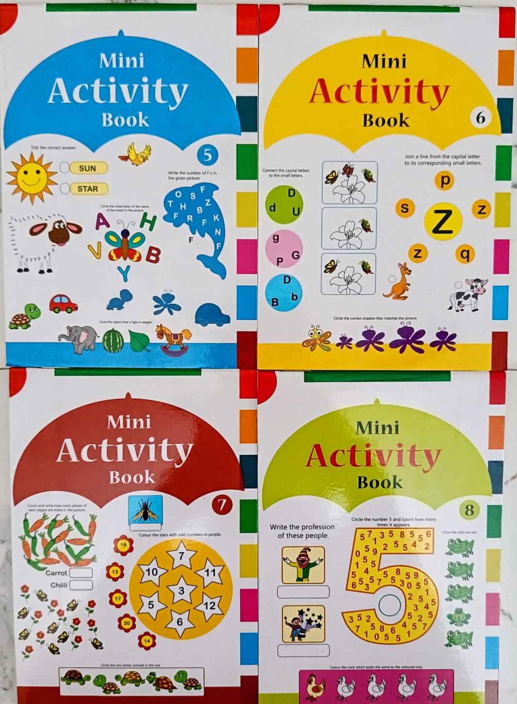 Mini Activity Book- Combo of 4 books