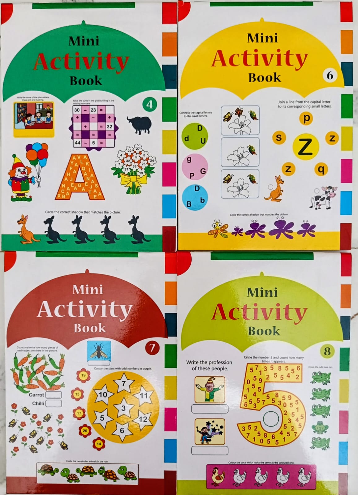 Mini Activity Book- Combo of 4 books