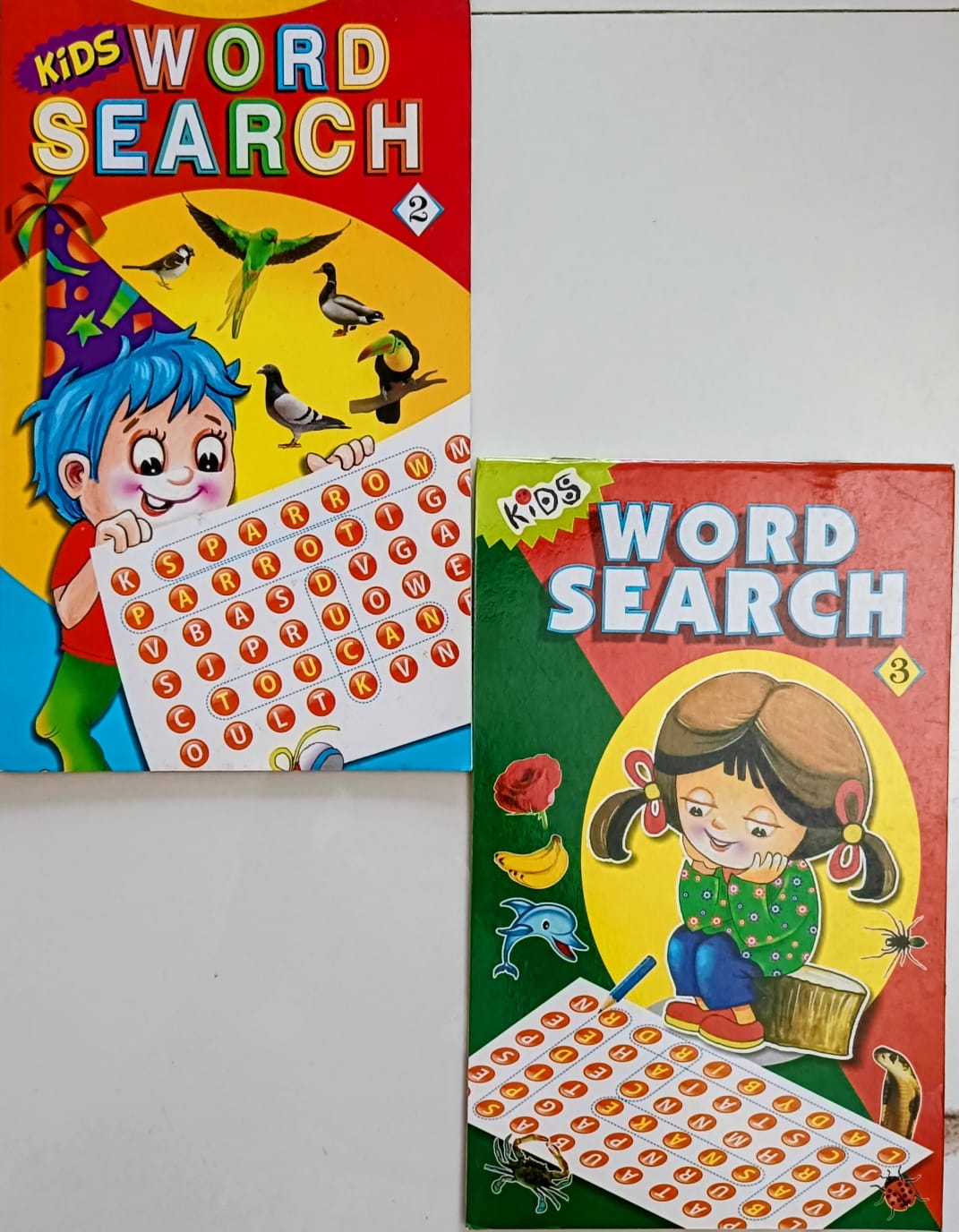 kids word search- Combo of 2 books