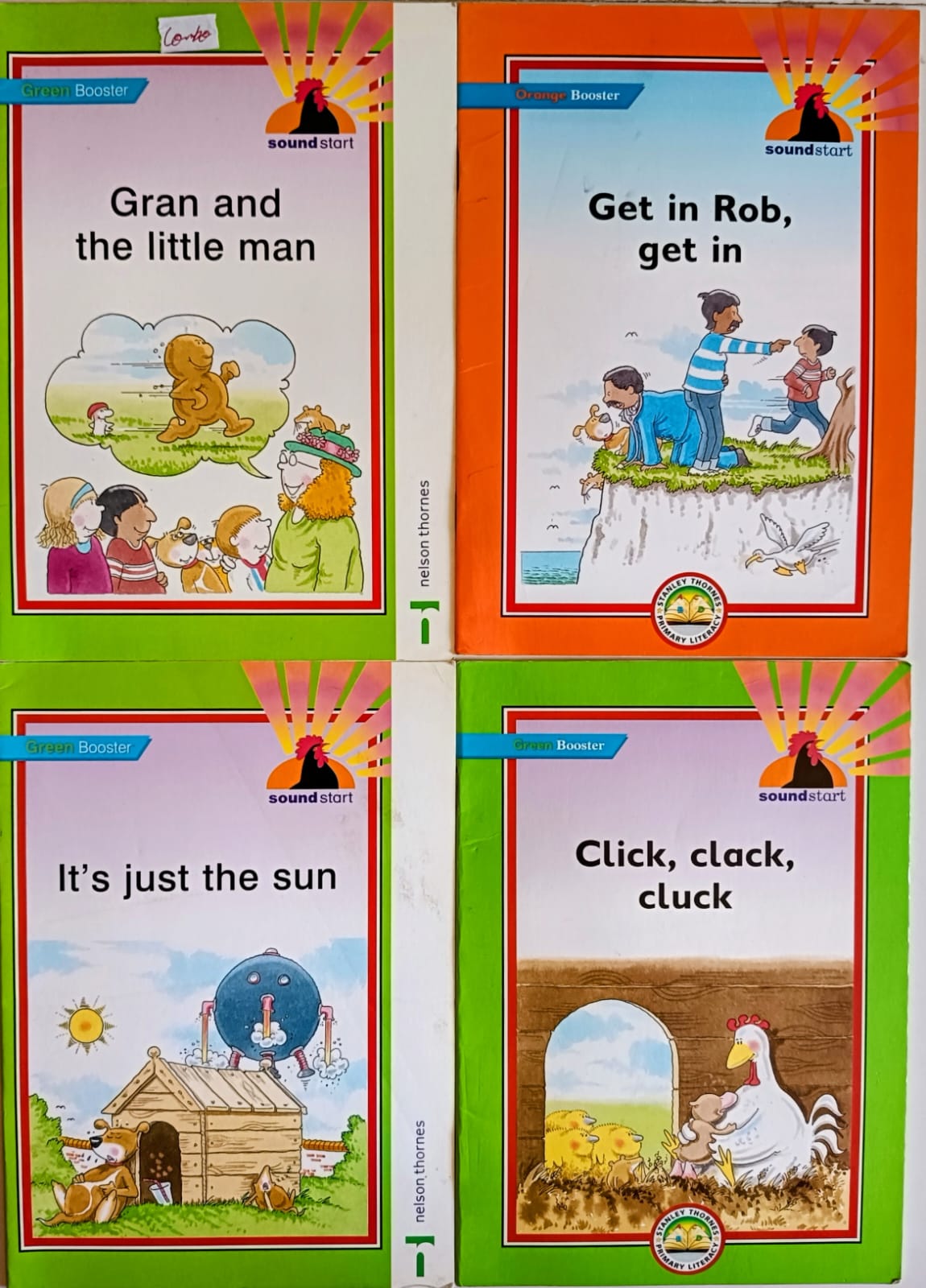 Sound Start Green and Orange booster - combo of 4 books