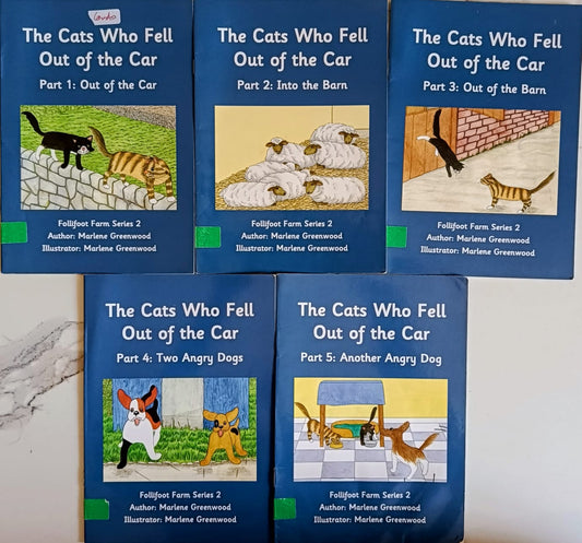 The Cats Who Fell Out of the Car- Follifoot farm series 2- combo of 5 books