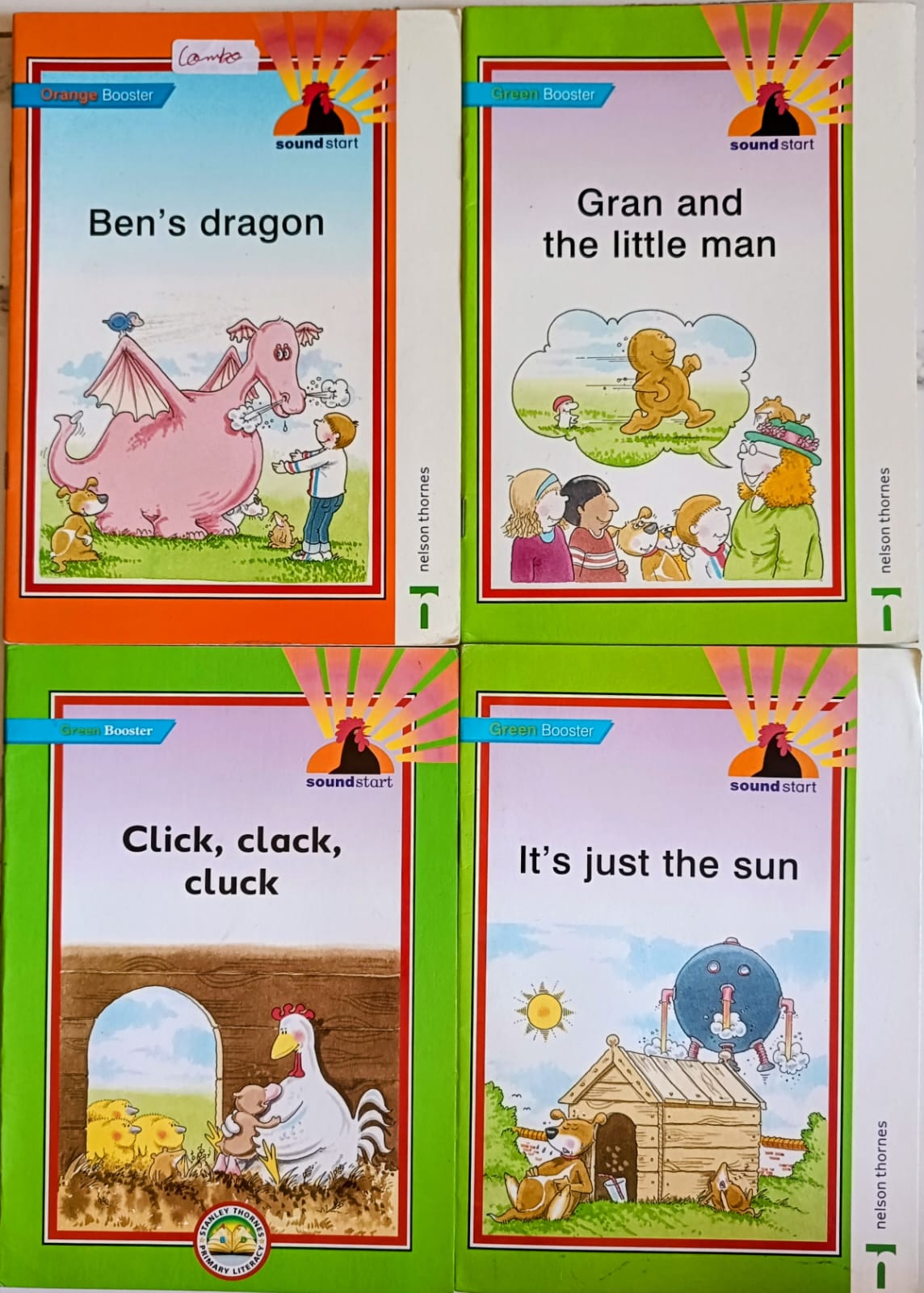 Orange and Green booster - Combo of 4 books