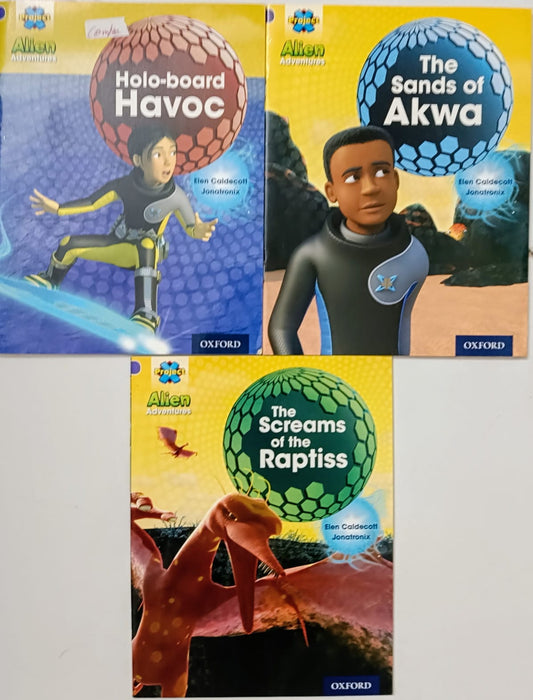 Project X Alien Adventures- combo of 3 books