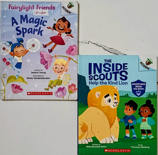 Acorn Scholastic publications - combo of 2 books
