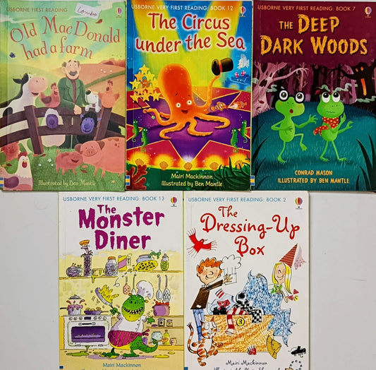 Usborne First Reading- Combo of 5 books