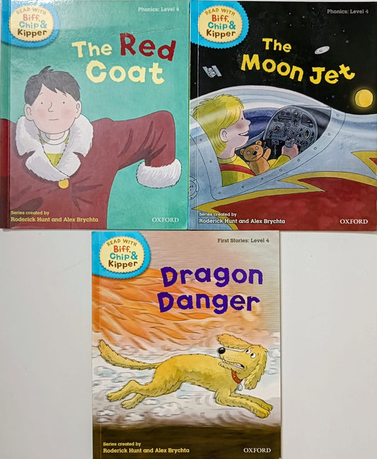 Read with Biff chip and Kipper- Phonics level 4 - Combo of 3 books