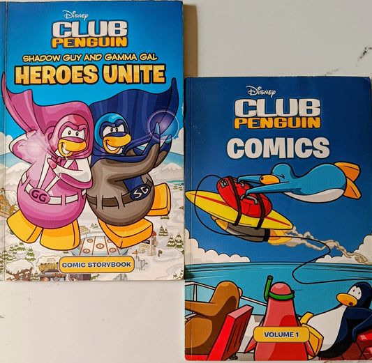 Disney Club Penguin-Combo of 2 books- Comics