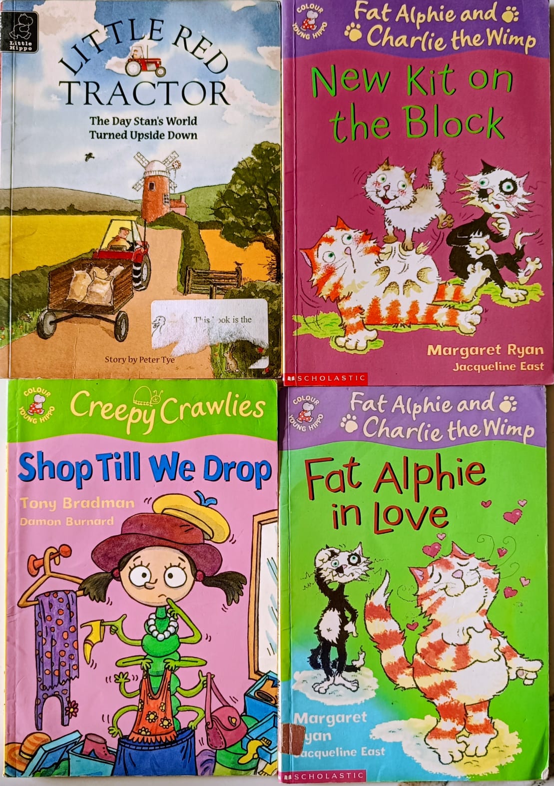 Colour Young Hippo-Combo of 4 Books