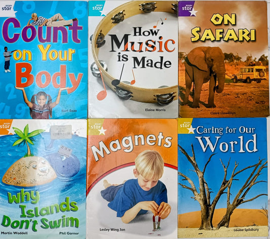 Rigby Star knowledge books - Combo of 6 books