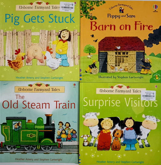 Usborne Farmyard Tales- Combo of 4 Books