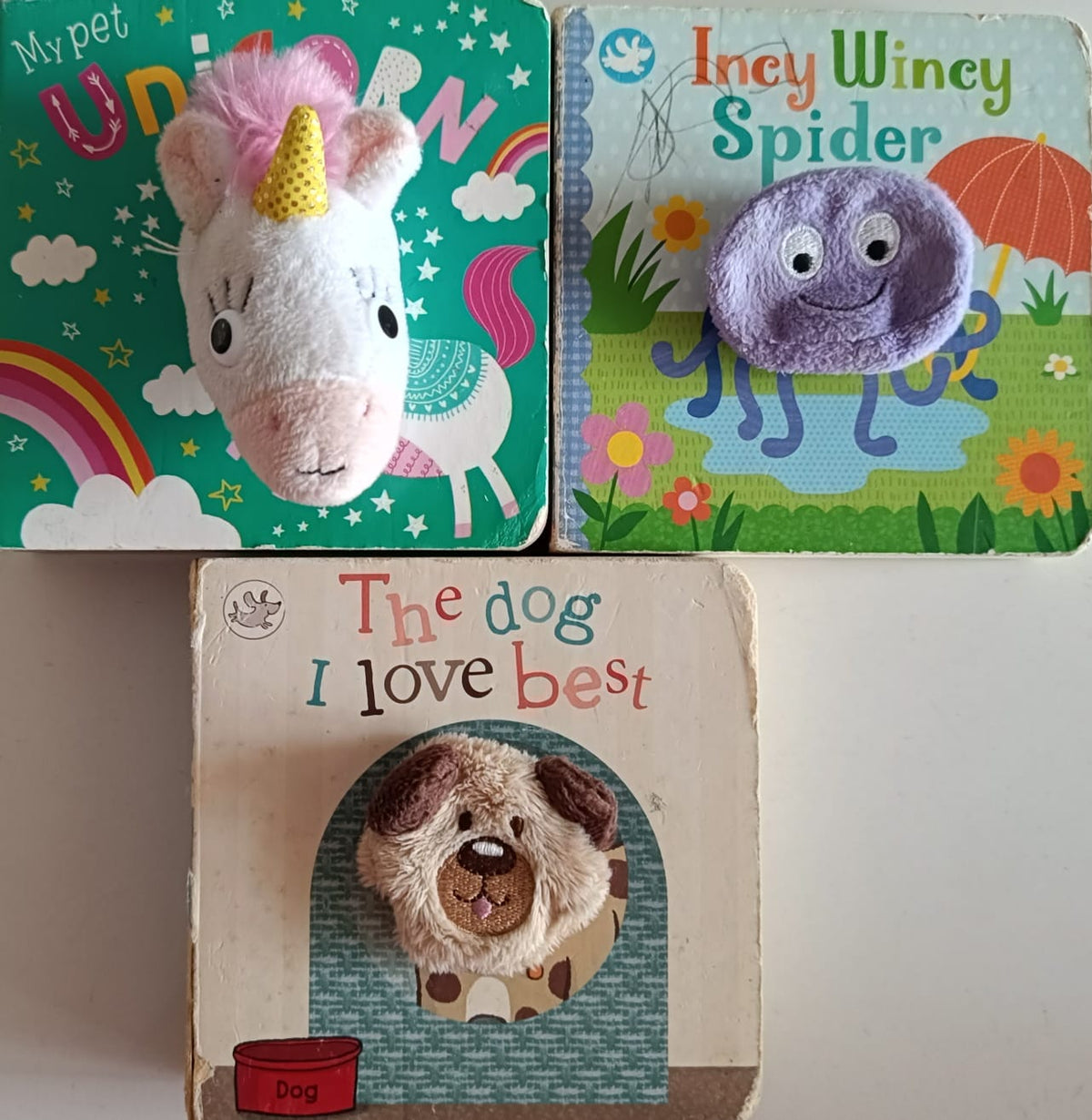 Combo set - 3 books-- Puppet Books
