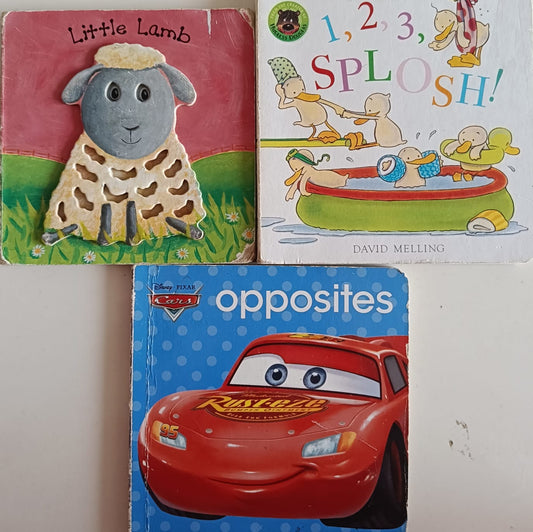 Combo of 3 Board books books