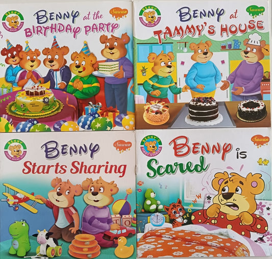Benny - Learns Social Skils - Combo Set of 4 Books