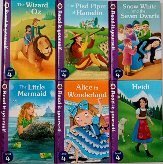 Ladybird : read it your self level 4 : Combo of 6 book