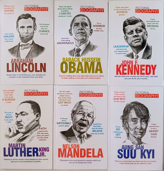 Pictorial Biography -Combo set of 6 books