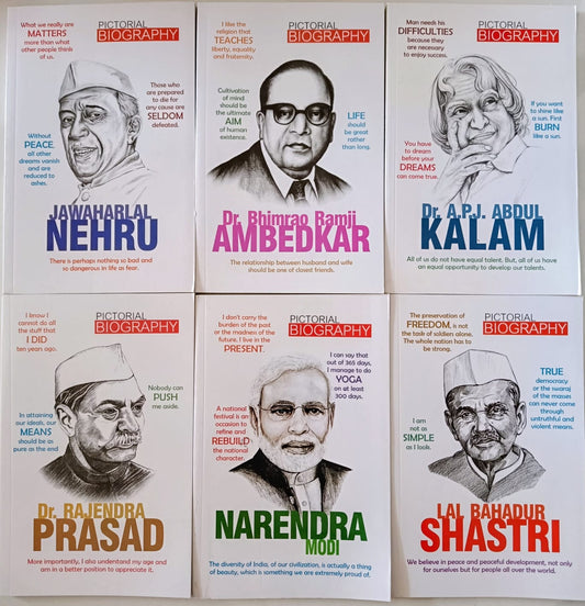 Pictorial Biography -Combo set of 6 books