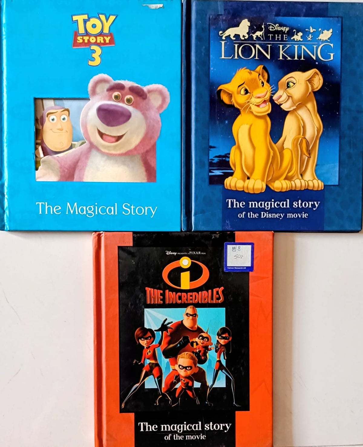 Disney Pixer : Magical story - combo set of 3 books