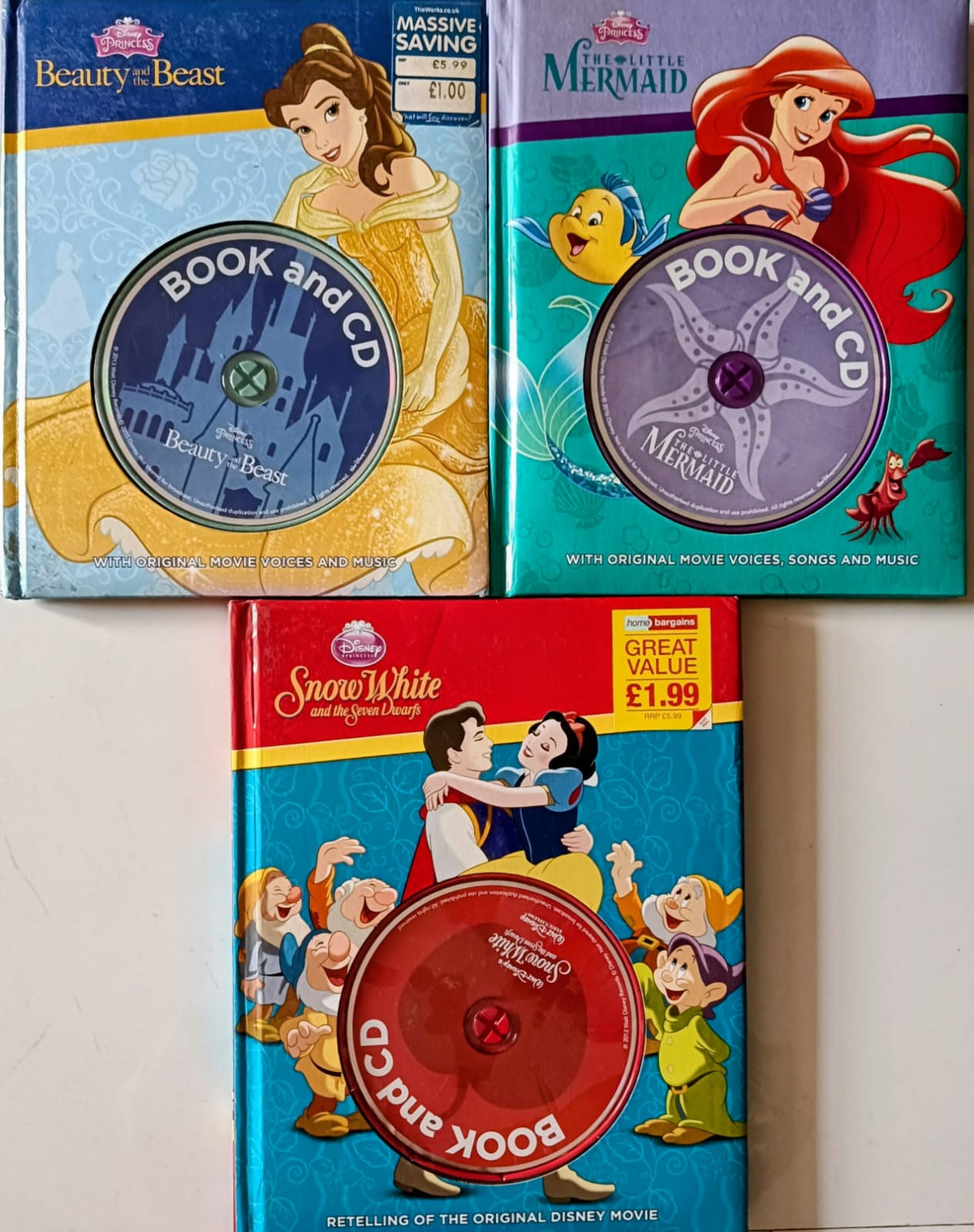 Disney princess : Combo of 3 Books