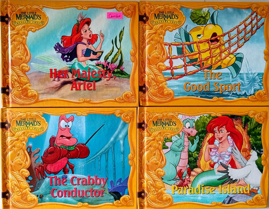 Little Mermaid's  Treasure chest - Combo of 4 books