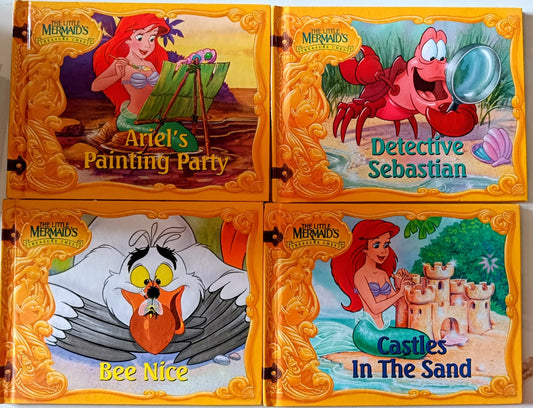 The little mermaid's Treasure chest - Combo of 4 books