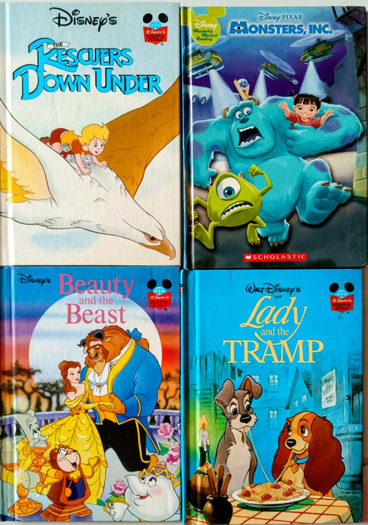 Disney- Wonderful world of Reading - Combo of 4 books