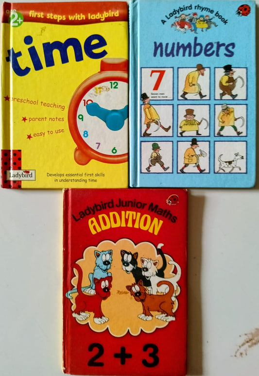First steps with Ladybird - Combo of 3 books