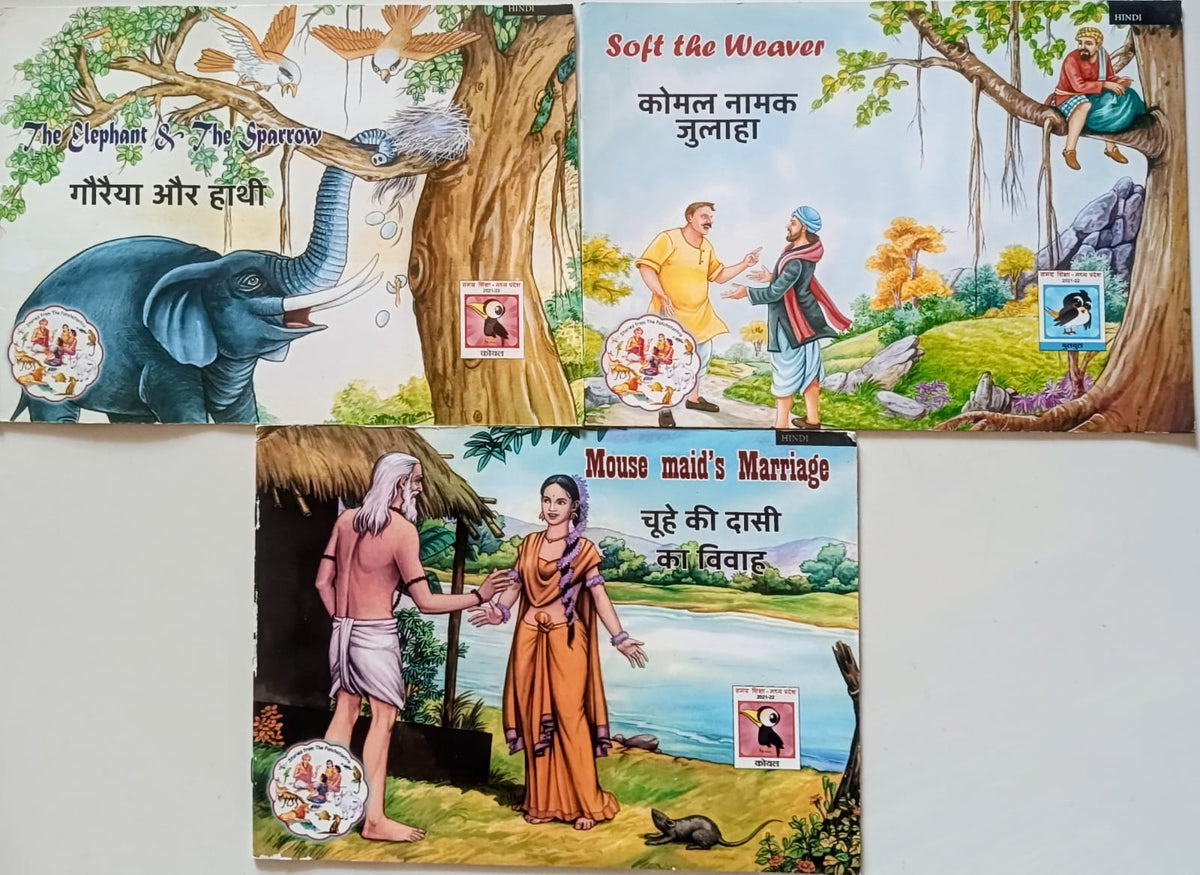 Bilingual Books (Hindi and English) storybooks - Combo of 3 books
